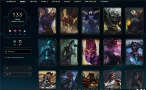 Conta do lol, com skin exclusiva do Pyke - League of Legends