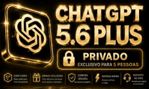 Chatgpt Plus 30 Dias Premium - 5 Pessoas - Inteligência Artificial