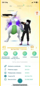 Conta Com Mewtwo Shadow Shiny, Level 41,120 Shinys,Shundos - Pokemon GO