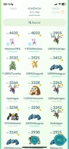 Conta Com Mewtwo Shadow Shiny, Level 41,120 Shinys,Shundos - Pokemon GO