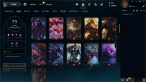 Conta LoL com Diversas skins Lendárias e Épicas - League of Legends