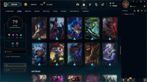 Conta LoL com Diversas skins Lendárias e Épicas - League of Legends