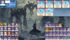 ar 43 eula child mona estrela invernal tumulo do lobo - Genshin Impact