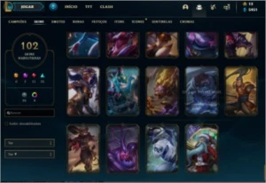 Conta Lol lvl 238,Todos os champs - League of Legends