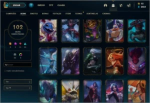 Conta Lol lvl 238,Todos os champs - League of Legends