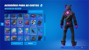 CONTA FORTNITE COM SKINS RARAS