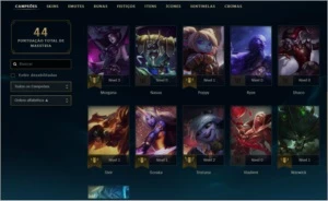 Conta Bronze 1 LOL - League of Legends
