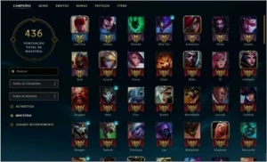 League of Legends Conta diamante LOL