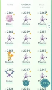 Conta Pokemon LvL 37 - Legacy - Mewtwo 100 - 50+ Shiny - ++ - Pokémon