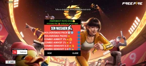 Painel Ffh4x Regedit Vip com 30% Hs Android e holográma 100% - Free Fire