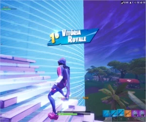 Upo niveis do passe, faço desafios, ganho partidas - Fortnite
