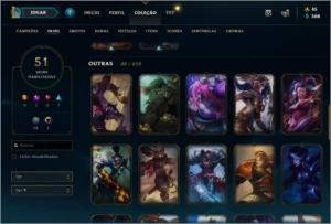 Conta League of Legends LVL 226 | Gold 4 26PDL LOL