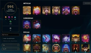 Conta League of Legends LOL