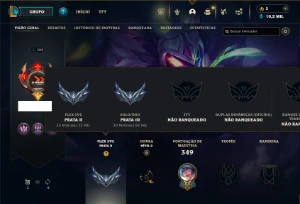 Prata 3 com TODOS os champs e 95 Skins ( ADC / SUP ) - League of Legends LOL