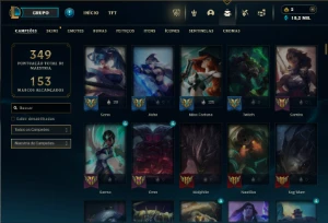 Prata 3 com TODOS os champs e 95 Skins ( ADC / SUP ) - League of Legends LOL