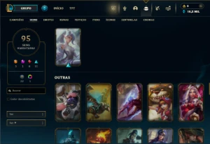 Prata 3 com TODOS os champs e 95 Skins ( ADC / SUP ) - League of Legends LOL
