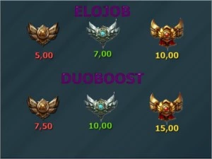 Duo Job League of Legends LOL