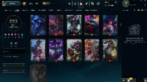 Conta LoL Platina 3, TFT Mestre, Nivel 642, 223 Skins - League of Legends