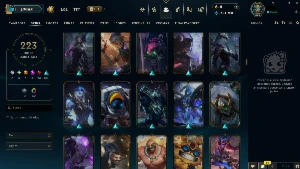 Conta LoL Platina 3, TFT Mestre, Nivel 642, 223 Skins - League of Legends