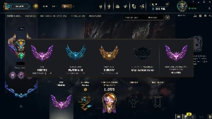 Conta LoL Platina 3, TFT Mestre, Nivel 642, 223 Skins - League of Legends