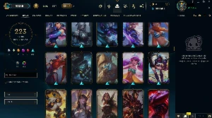 Conta LoL Platina 3, TFT Mestre, Nivel 642, 223 Skins - League of Legends