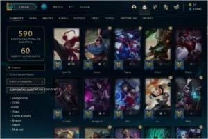 Conta de league of legends - 243 skins -  6 anos de uso. LOL
