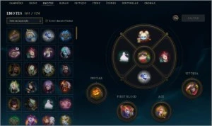 Conta de league of legends - 243 skins -  6 anos de uso. LOL