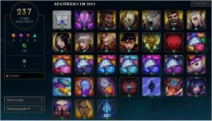 Conta de league of legends - 243 skins -  6 anos de uso. LOL