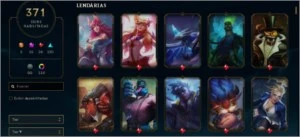 CONTA LOL 370 SKINS , 15 MITICAS 5 ULTIMATES - League of Legends