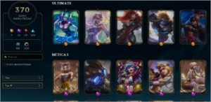 CONTA LOL 370 SKINS , 15 MITICAS 5 ULTIMATES - League of Legends