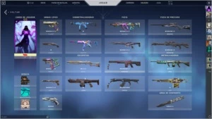 Conta Valorant com 3000 em skins!
