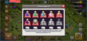 CV 12 bem upada + 5 construtores + 1.000 gemas - Clash of Clans