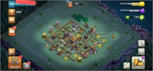 CV 12 bem upada + 5 construtores + 1.000 gemas - Clash of Clans