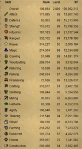 OSRS - 2100 TOTAL para raids - Runescape