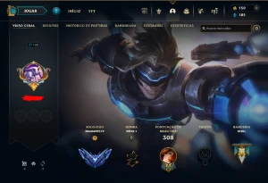 CONTA LOL - LVL 122 - 121 Champions - 83 Skins - FULL ACESSO - League of Legends