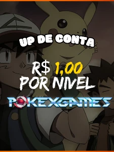 Up de conta Pokexgames 1 ao 200 PXG