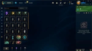 Conta Lol Gold IV, Sem E-mail, espólios nunca abertos - League of Legends