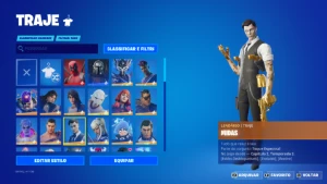 ⭐️FORTNITE⭐️1050 Vbuck⭐️94Skins⭐️Passe atual⭐️Midas⭐️LARA.C⭐