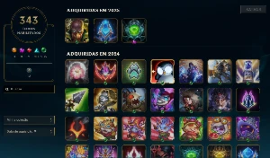 Conta LoL 397 Skins - Lv. 644 - Bronze 1 - League of Legends