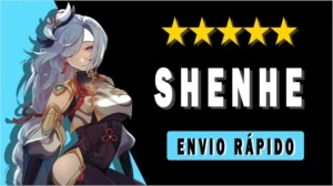 GENSHIN IMPACT CONTA COM SHENHE 5⭐ AR10 ✨