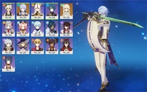 Ayato - Cortadora de Jade - AR 17 - Genshin Impact