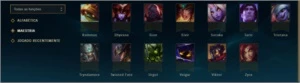 CONTA SEASON 1, SKINS RARAS - League of Legends LOL
