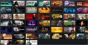 steam com 45 jogos R$150,00