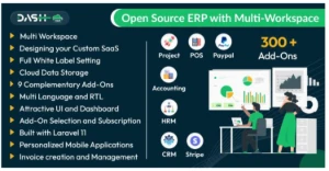 WorkDo Dash SaaS 6.6 – ERP de Código Aberto