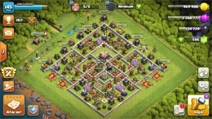 CLASH OF CLANS - CENTRO DE VILA NIVEL 11 MAXIMIZADO