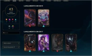 CONTA LEAGUE OF LEGENDS DIAMANTE 4 LOL