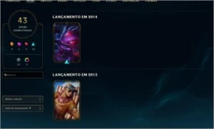CONTA LEAGUE OF LEGENDS DIAMANTE 4 LOL