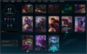CONTA LEAGUE OF LEGENDS DIAMANTE 4 LOL
