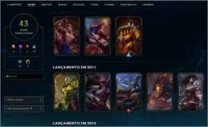 CONTA LEAGUE OF LEGENDS DIAMANTE 4 LOL