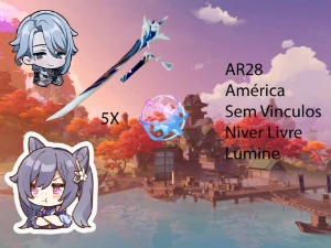 AR28 - Baal + Luz Cortadora + Keqing + 5 tiros - Genshin Impact